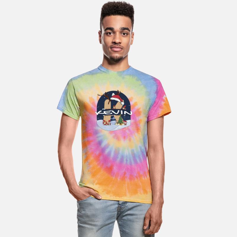 Awesome Kevin Name w Santa Hat in Xmas Theme