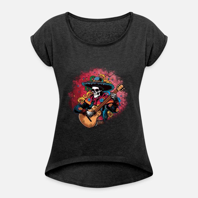 Awesome Skeleton Playing Guitar Cinco De Mayo