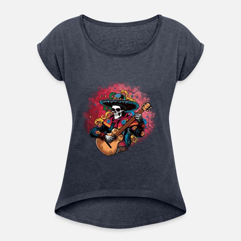 Awesome Skeleton Playing Guitar Cinco De Mayo