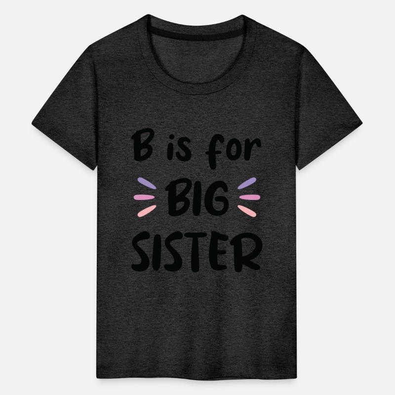 B is for Big sister, pregnancy announcement Design