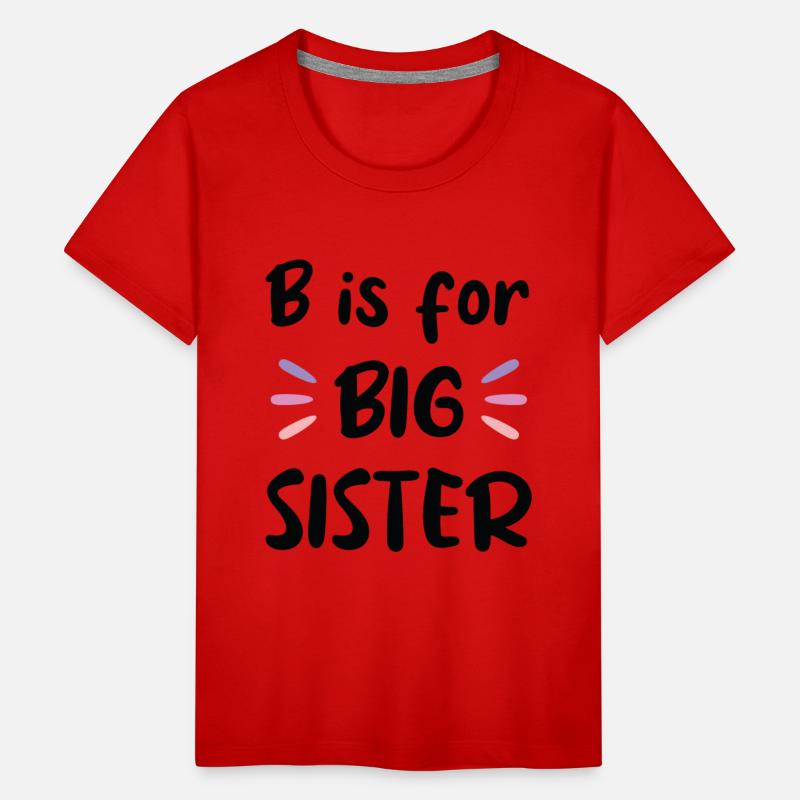 B is for Big sister, pregnancy announcement Design