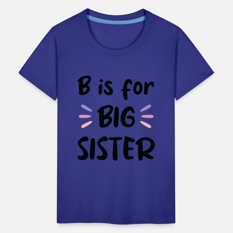 B is for Big sister, pregnancy announcement Design