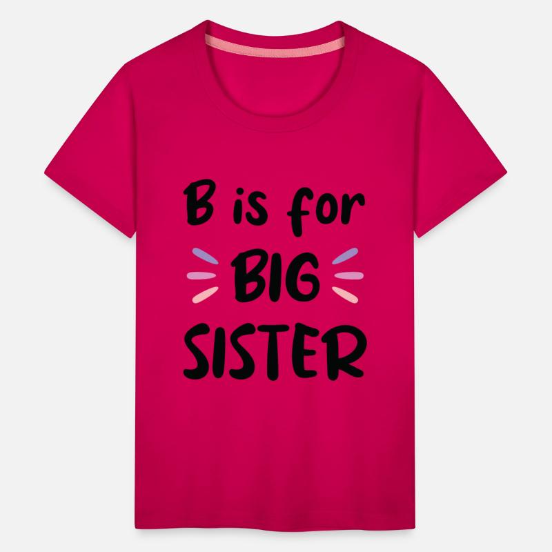 B is for Big sister, pregnancy announcement Design