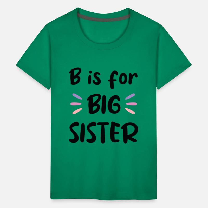 B is for Big sister, pregnancy announcement Design