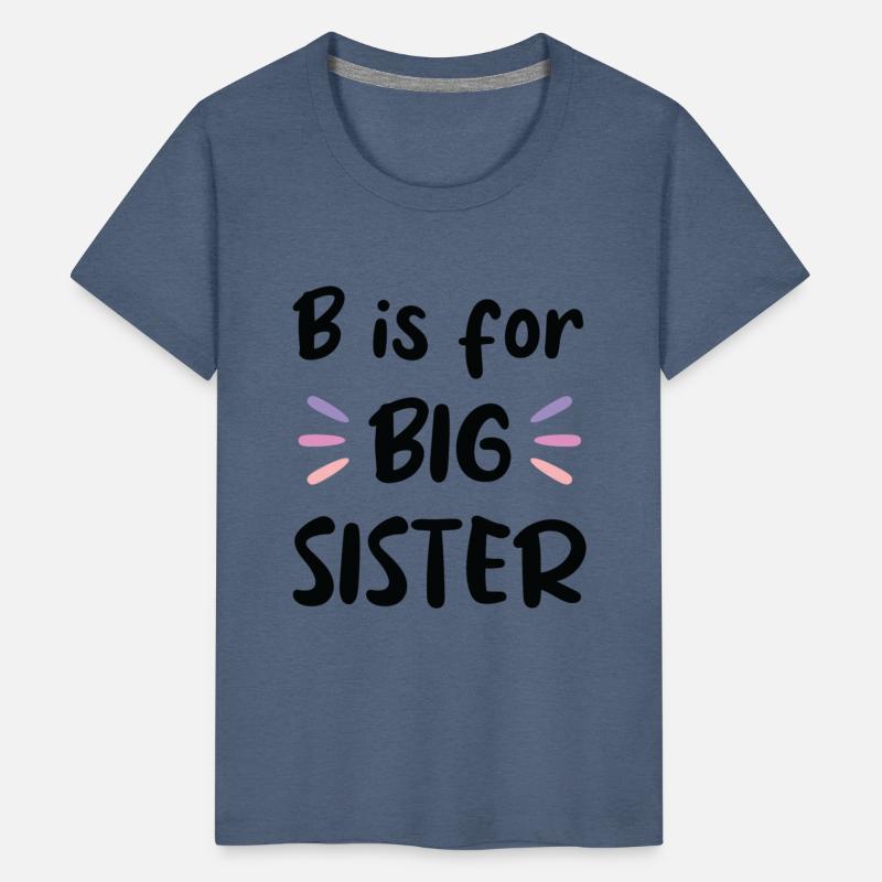 B is for Big sister, pregnancy announcement Design
