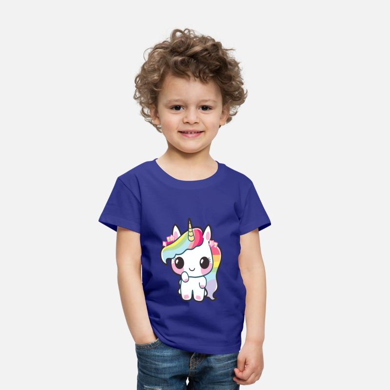 Baby Unicorn with rainbow mane