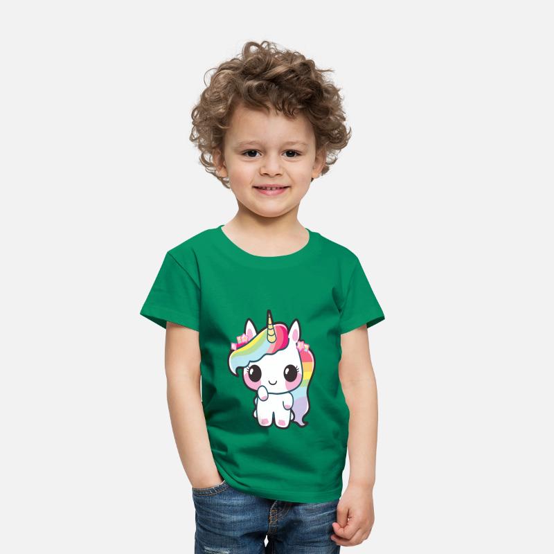 Baby Unicorn with rainbow mane