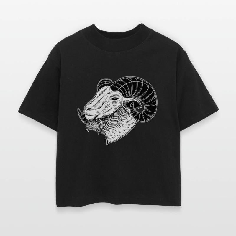 Baphomet Goat Devil Horn Head