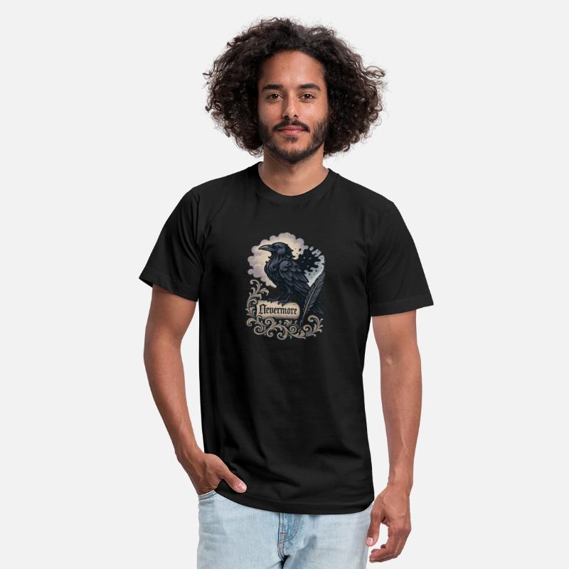 Baroque Raven Nevermore Scroll Poe Poetry