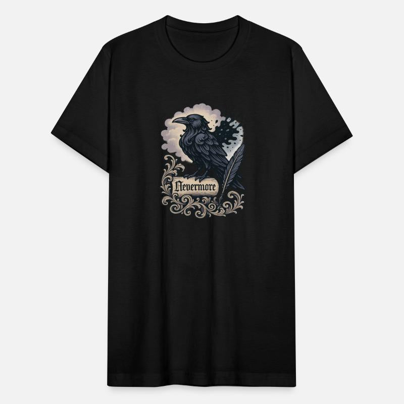 Baroque Raven Nevermore Scroll Poe Poetry