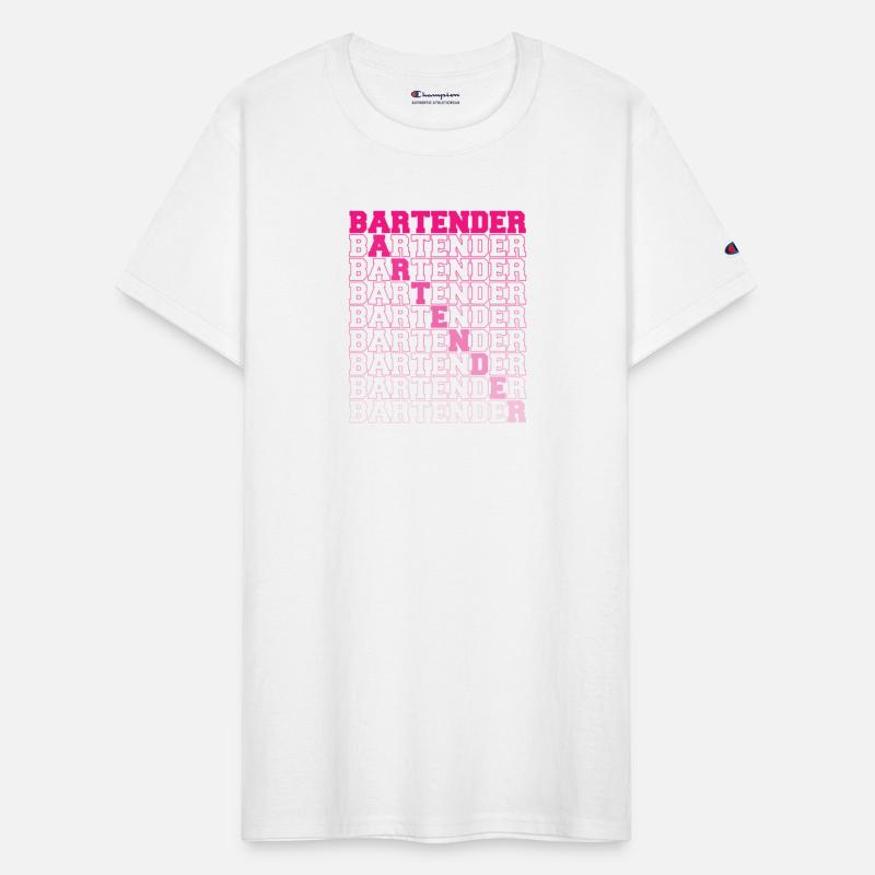 Bartender Typography Graphic T Shirt