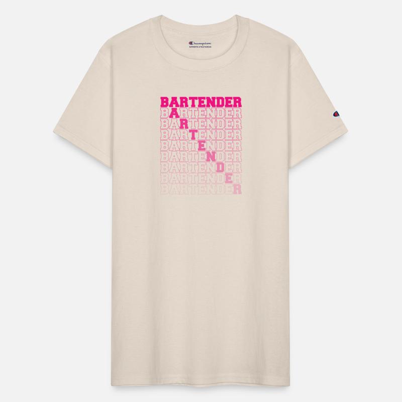 Bartender Typography Graphic T Shirt