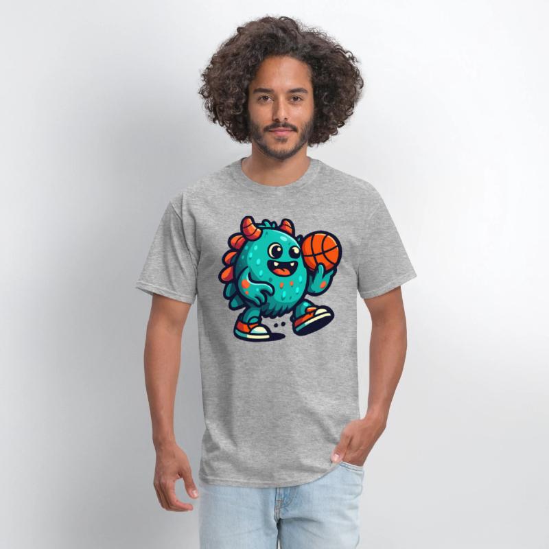 Basketball Monster – Cool Sporty Fun Shirt for Kid