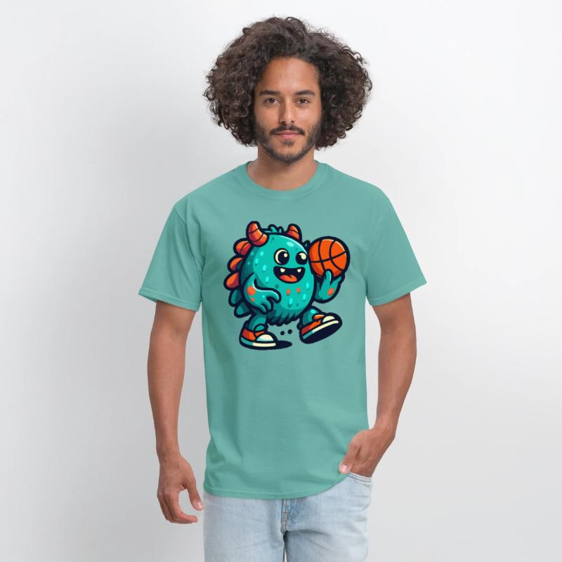 Basketball Monster – Cool Sporty Fun Shirt for Kid