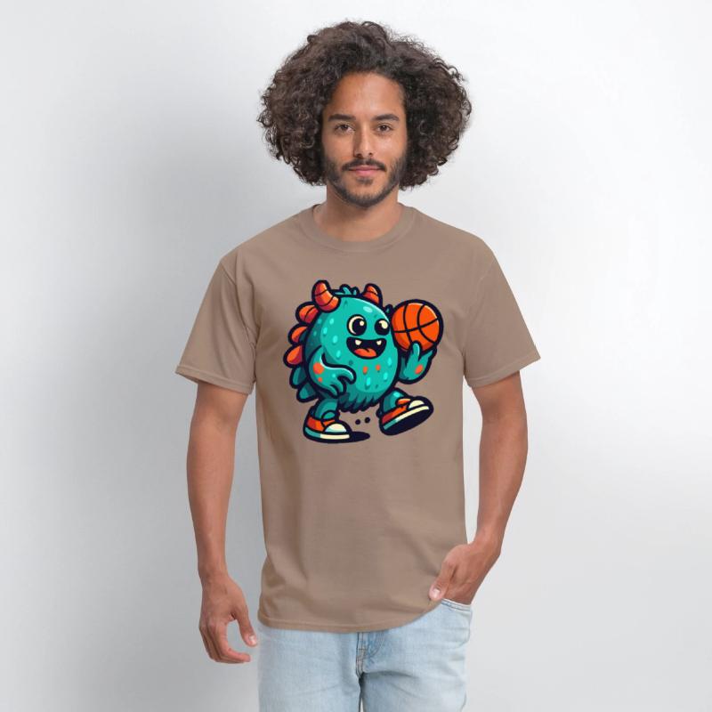 Basketball Monster – Cool Sporty Fun Shirt for Kid