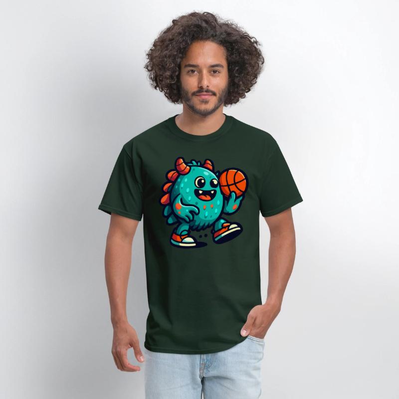 Basketball Monster – Cool Sporty Fun Shirt for Kid