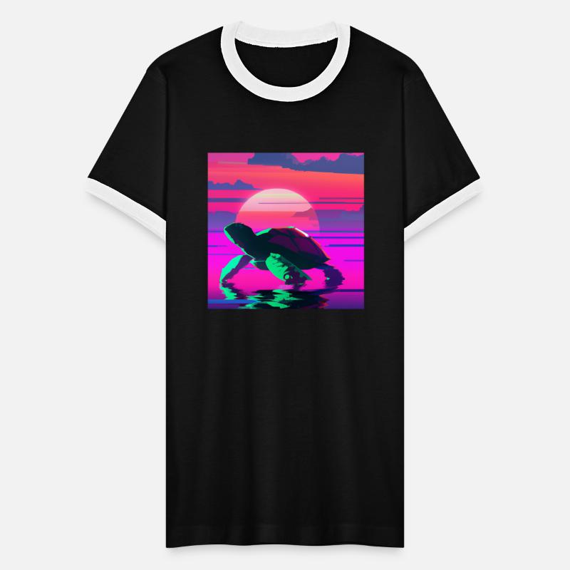 Beach Sunset Tortoise Painted Alligator Snapping