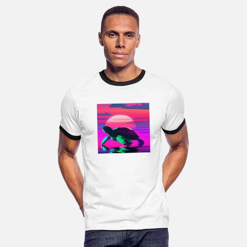 Beach Sunset Tortoise Painted Alligator Snapping