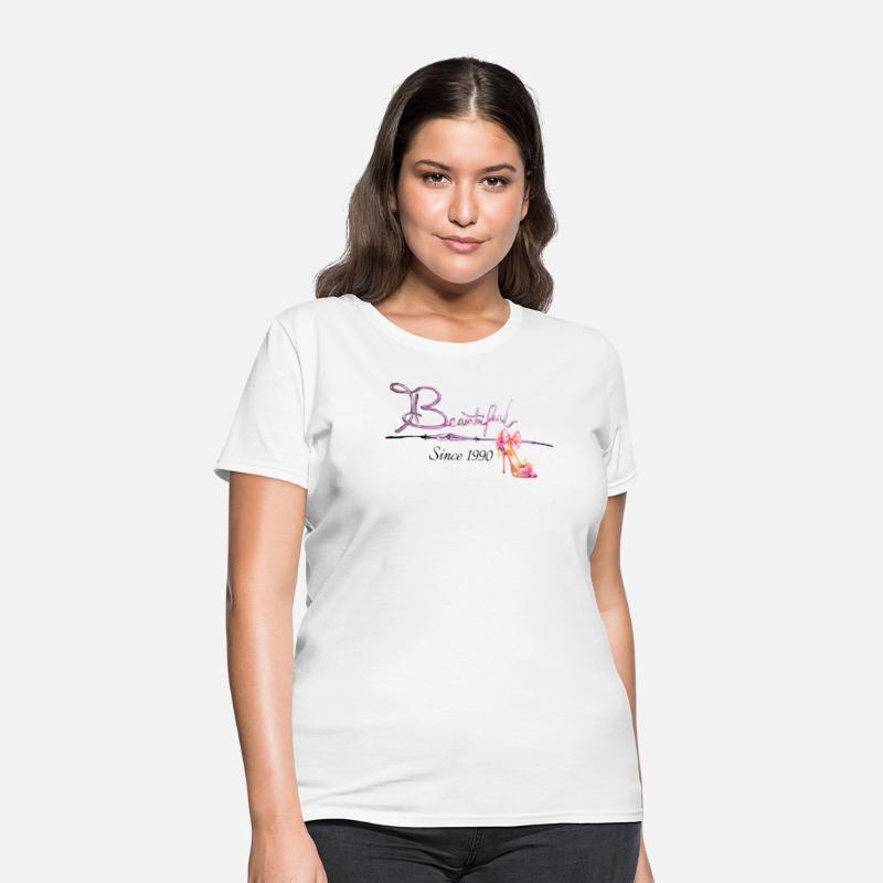 Beautiful since 1990 birthday typography