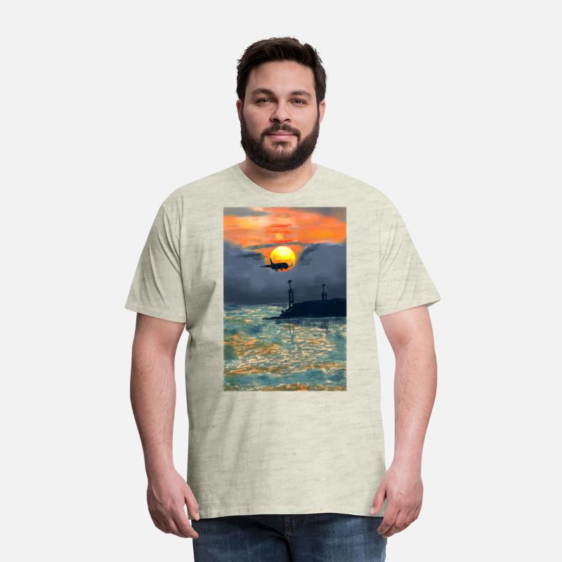 Beautiful Sunset evening at port with aeroplane