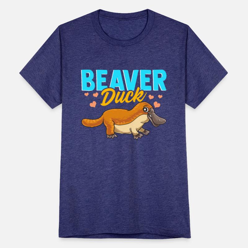 Beaver Duck Platypus Pun Cute Duck Billed Platypus