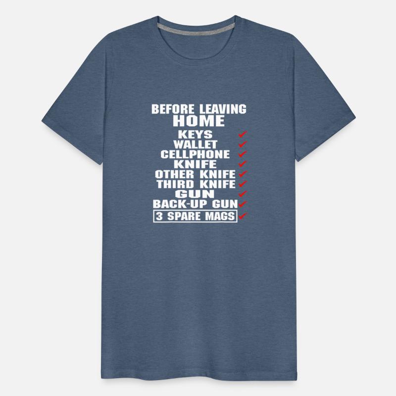 Before Leaving Home Keys Wallet Cellphone Knife Ot