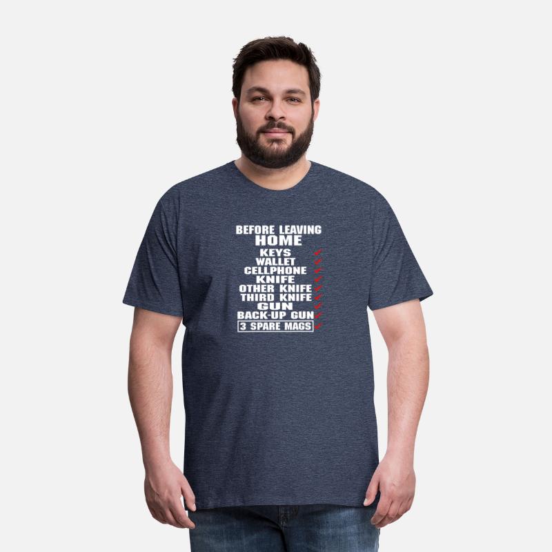 Before Leaving Home Keys Wallet Cellphone Knife Ot