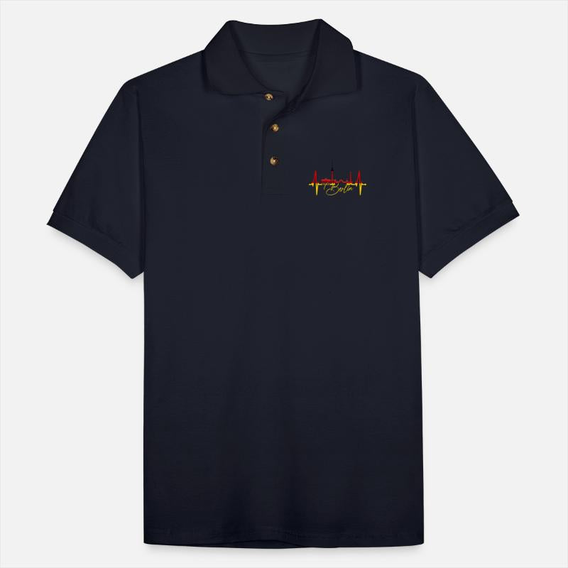 Berlin Skyline Heartbeat Germany Fan I Love Berlin