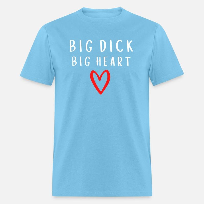 Big Dick Big Heart - Red Heart Draw (white letters
