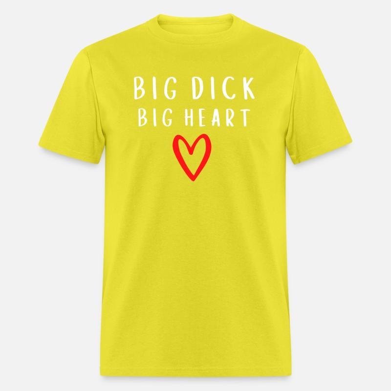 Big Dick Big Heart - Red Heart Draw (white letters