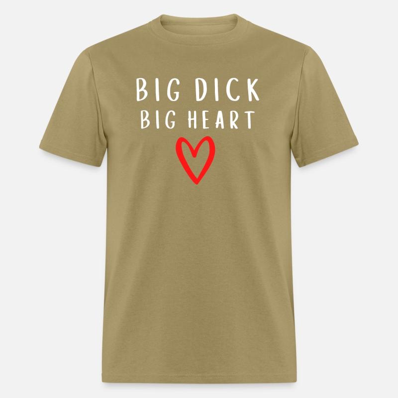 Big Dick Big Heart - Red Heart Draw (white letters