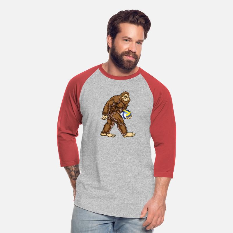 Bigfoot Hunter Volleyball Player Funny Design