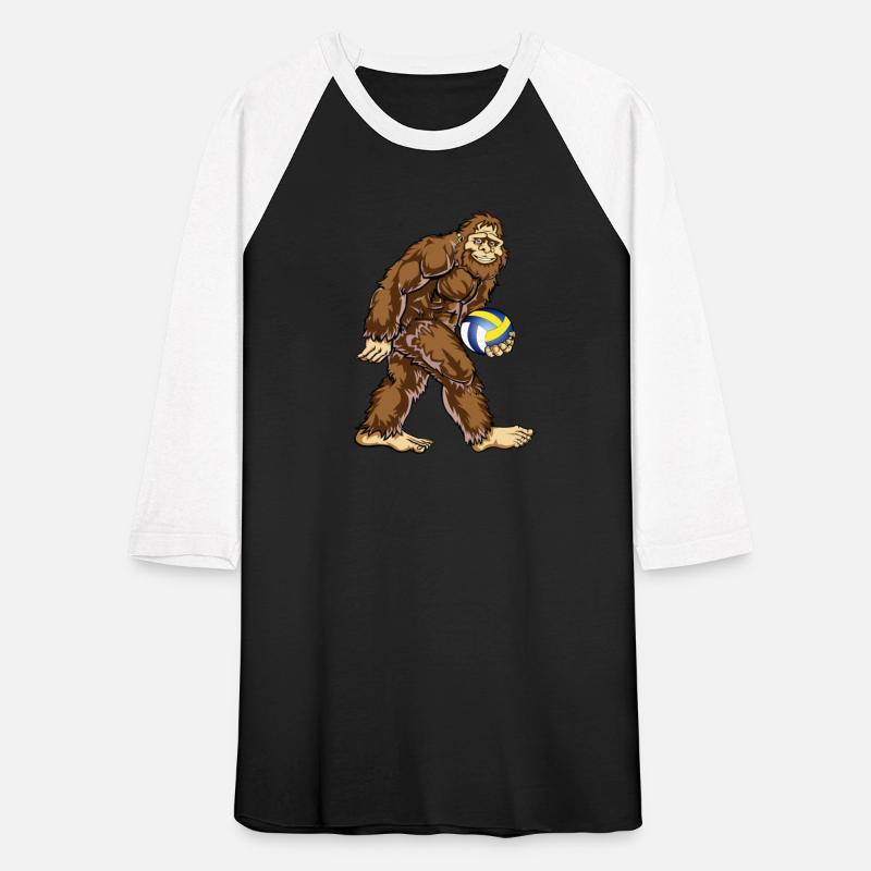 Bigfoot Hunter Volleyball Player Funny Design