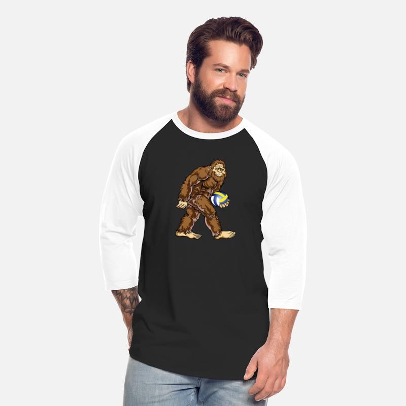 Bigfoot Hunter Volleyball Player Funny Design