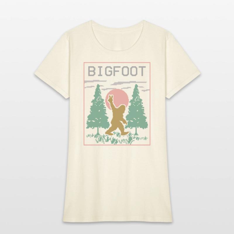 bigfoot peace victory sign