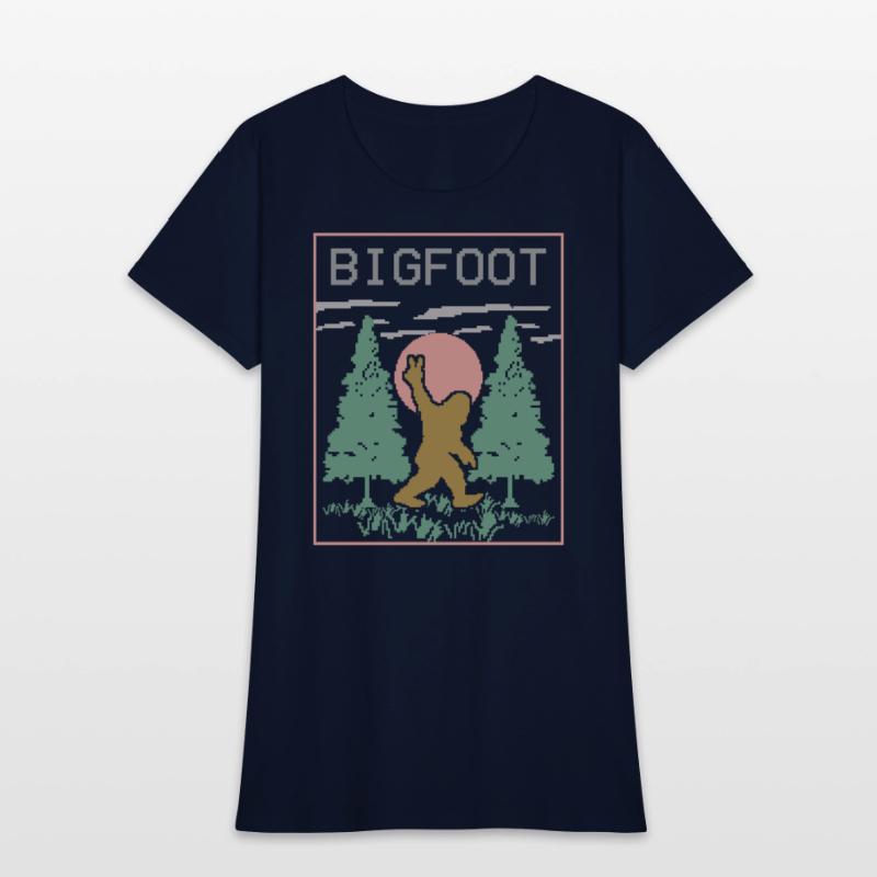 bigfoot peace victory sign