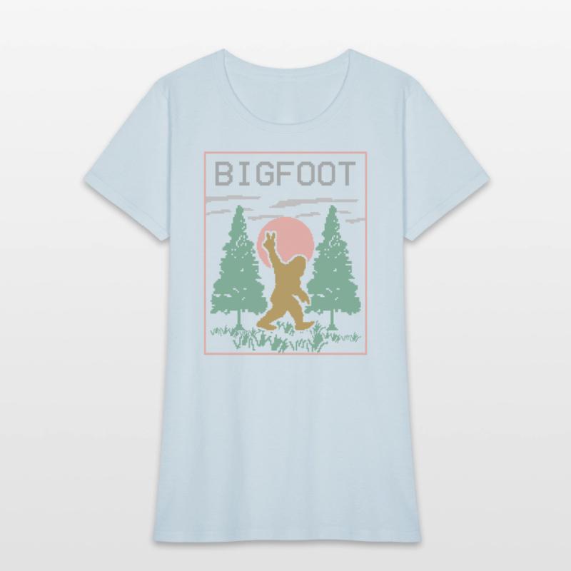 bigfoot peace victory sign