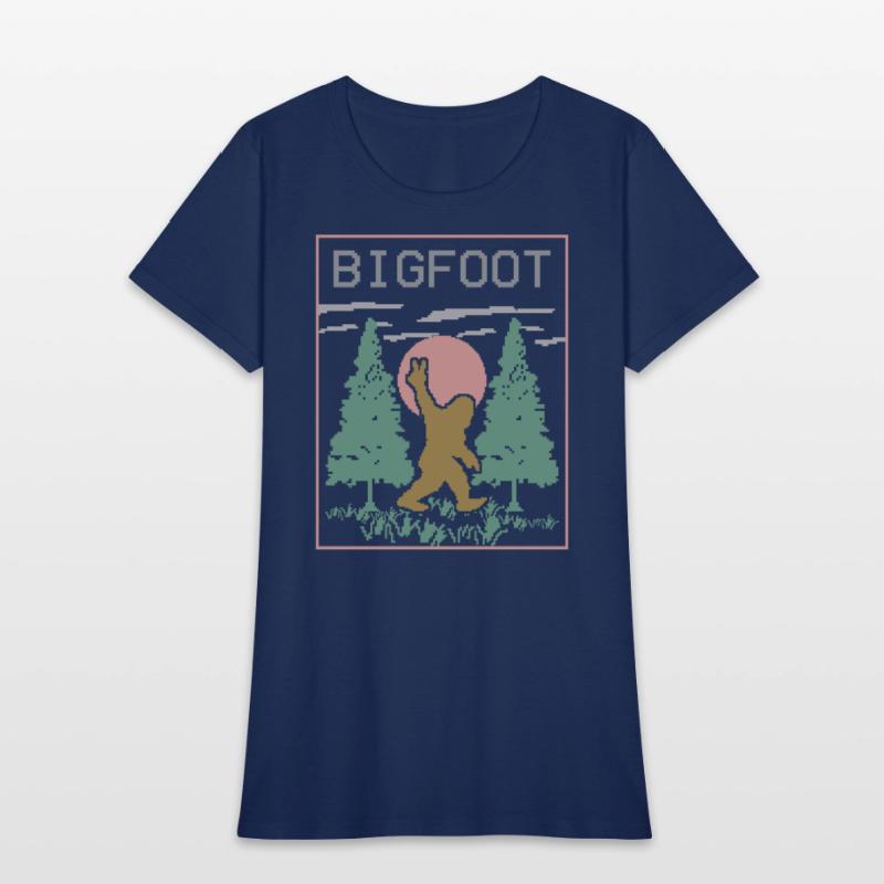 bigfoot peace victory sign