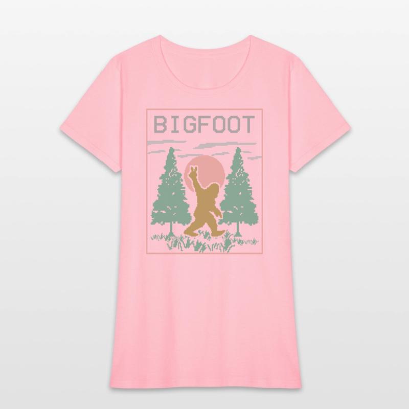 bigfoot peace victory sign