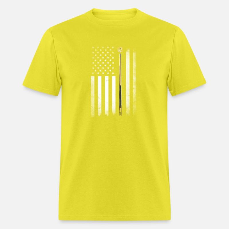 Billiards Pool Player Table Usa Us American Flag