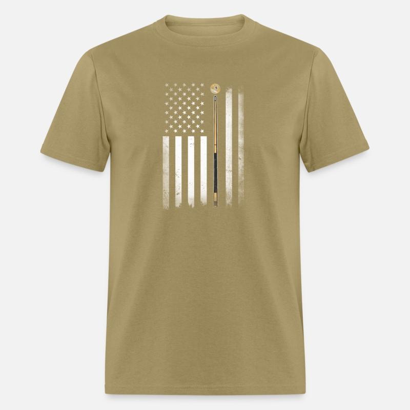 Billiards Pool Player Table Usa Us American Flag