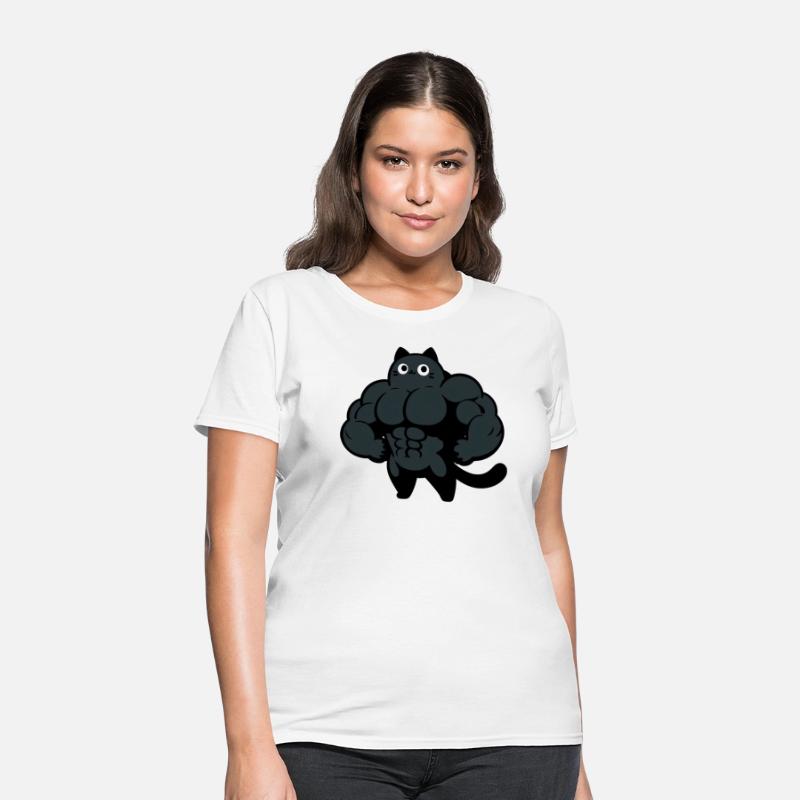 Black Cat Gym Cartoon