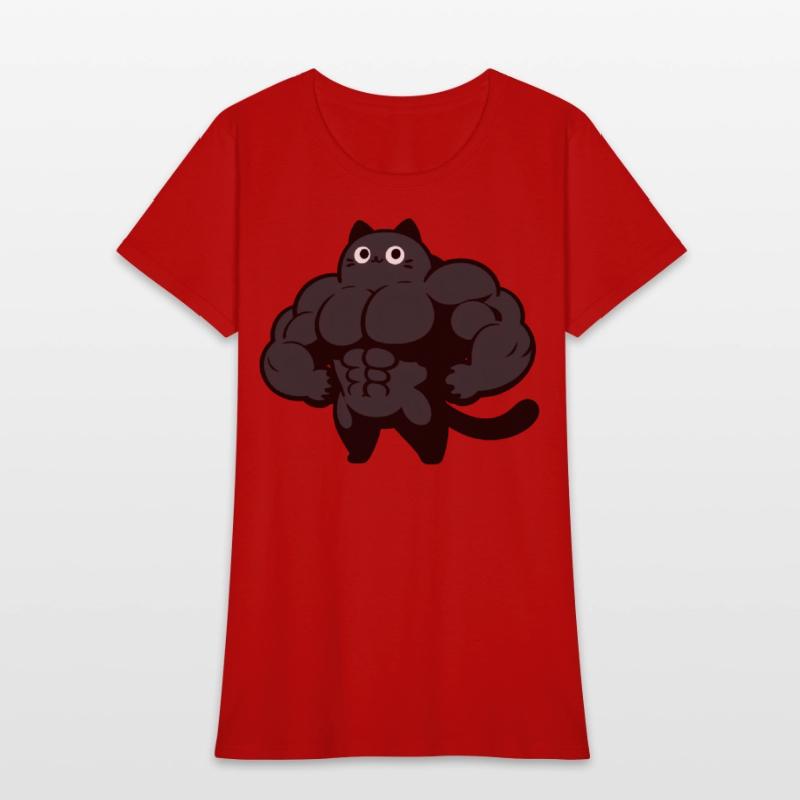 Black Cat Gym Cartoon