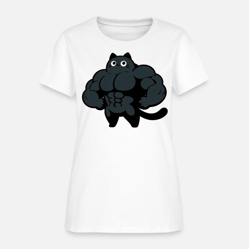Black Cat Gym Cartoon