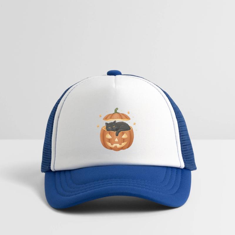 Black Cat in Jack-O-Lantern Pumpkin