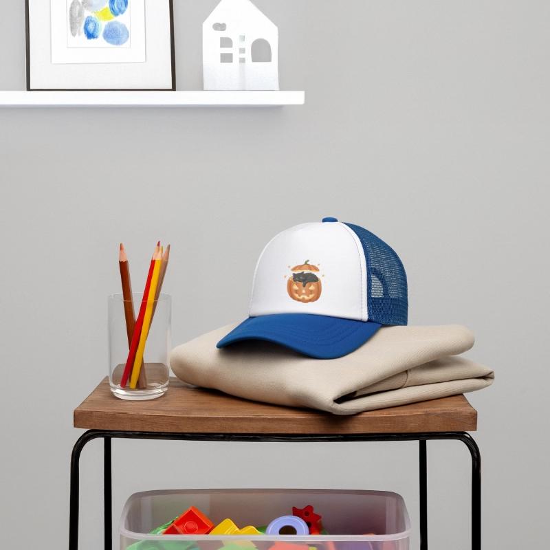 Black Cat in Jack-O-Lantern Pumpkin