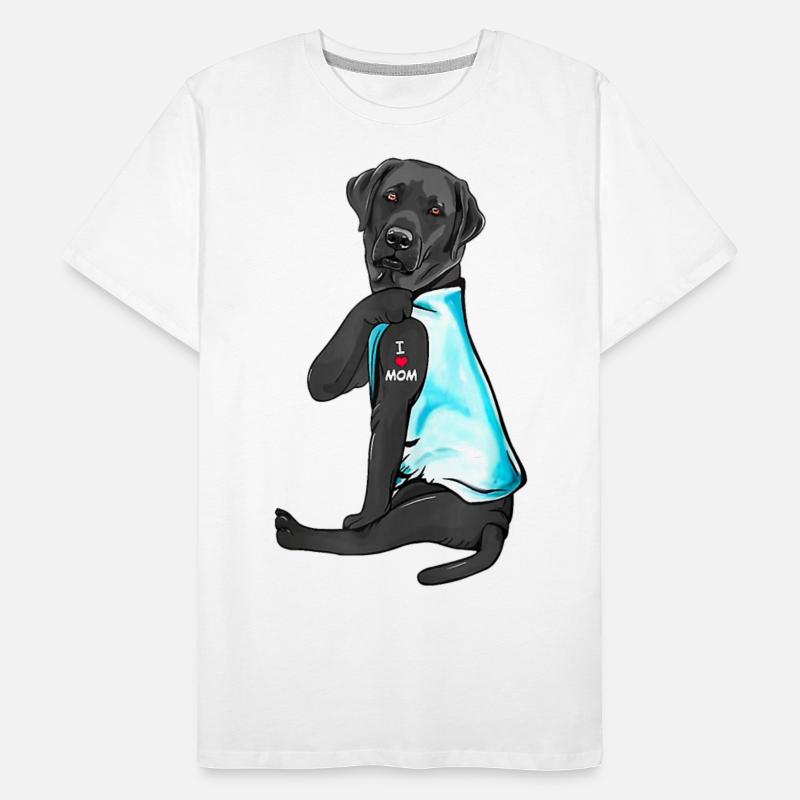 Black Lab Labrador Mom Tattoo Cute Mama Mother