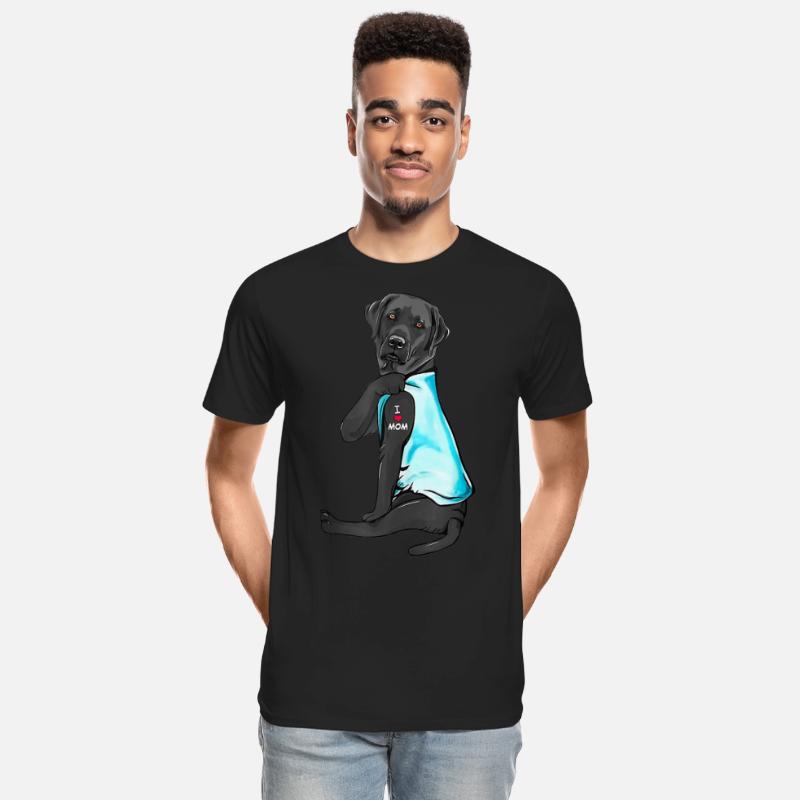 Black Lab Labrador Mom Tattoo Cute Mama Mother