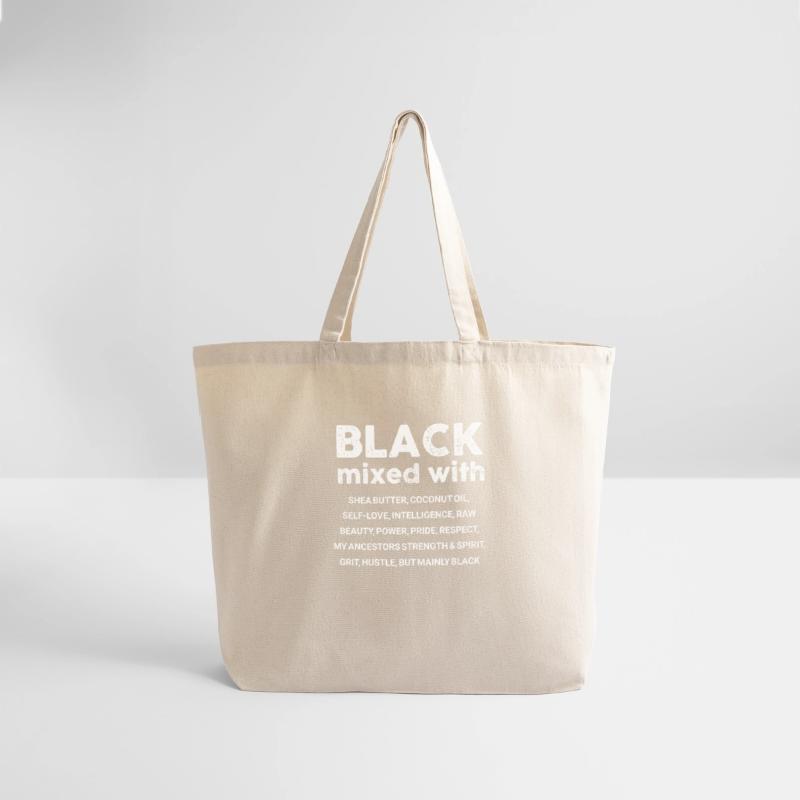 Black Mixed With Raw Beauty, Power, Pride, Respect