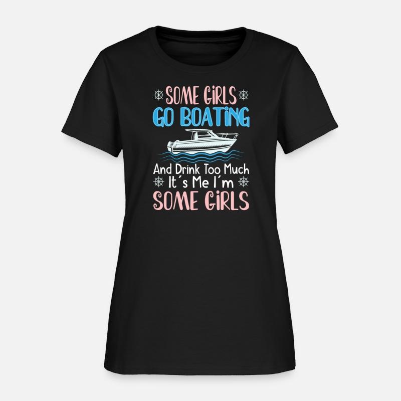 Boating Girl Boat Captain Pontoon Sailor Cruising